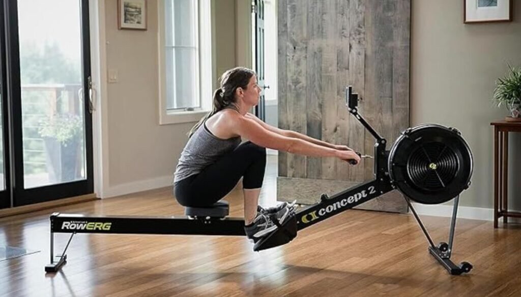 Health benefits of rowing machine